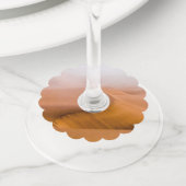 フォギーのナミブ砂漠 ワイングラスタグ (クローズアップ)