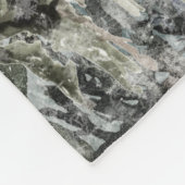 フォギーマウンテンウッドランド凍っていレイクソファ フリースブランケット (角)