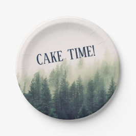 フォギーマウンテンプレート ペーパープレート