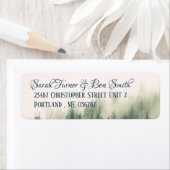 フォギーマウンテン差出人住所ラベル ラベル (インサイチュ)