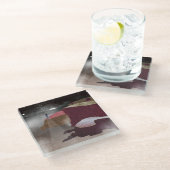 フォギーライトハウス ガラスコースター (アングル)