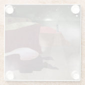 フォギーライトハウス ガラスコースター (裏面)