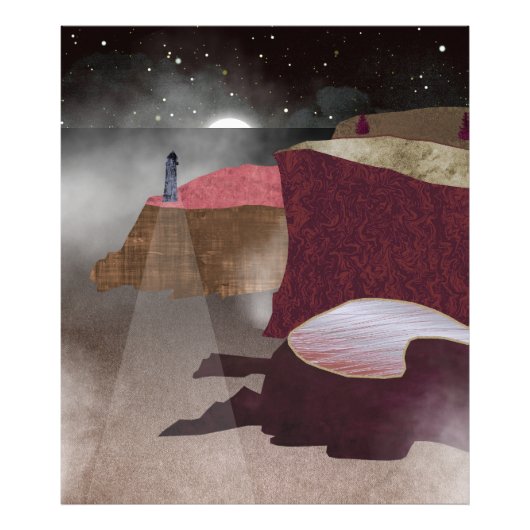 フォギーライトハウス フォトプリント            (正面)