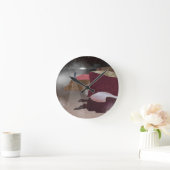 フォギーライトハウス ラウンド壁時計 (ホーム)