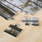 フォギー秋インペンシルバニア秋自然 ジグソーパズル (側面)