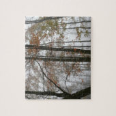 フォギー秋インペンシルバニア秋自然 ジグソーパズル (縦)