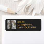 フォギー秋インペンシルバニア秋自然 ラベル (インサイチュ)