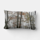 フォギー秋インペンシルバニア秋自然 ランバークッション (裏面)