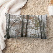 フォギー秋インペンシルバニア秋自然 ランバークッション (ブランケット)