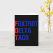 フォクストルトデルタコトランプ常にチキンアウトタコ カード (黄色い花)