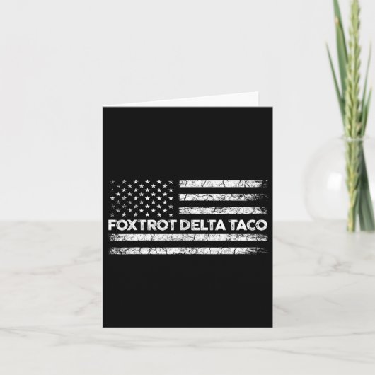 フォクストルトデルタコトランプ常にチキンアウトタコ カード (正面)