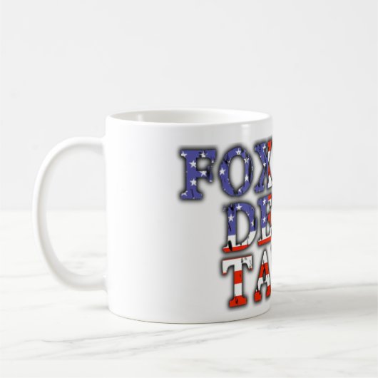フォクストルトデルタ愛国国旗 コーヒーマグカップ (左)