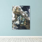 フォクス盆地（カナダ北部） キャンバスプリント (インサイチュ (ウッドフロア))