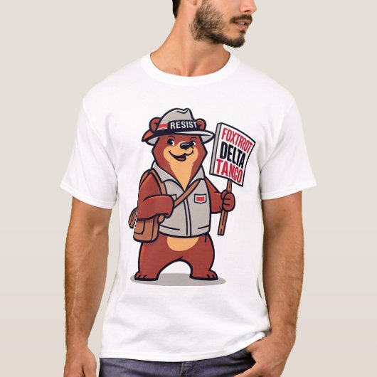 フォクトロットデルタゴベアおもしろい Tシャツ (正面)