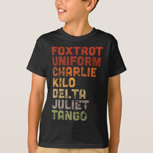 フォクトロット均一Djt Tシャツ (正面)