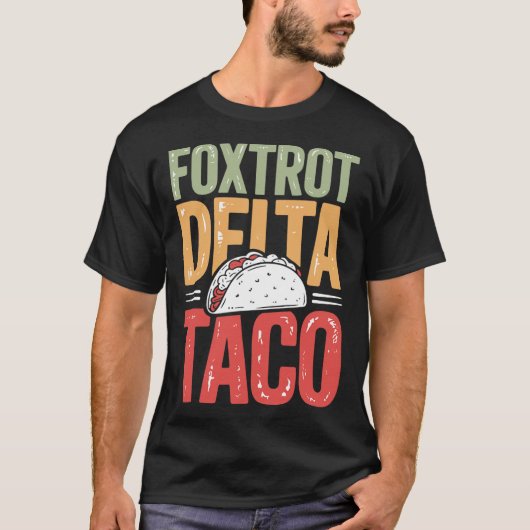 フォクトロットDelta Tacoトランプ常に鶏を出す – レット Tシャツ (正面)