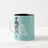 フォクー信じブ息 ツートーンマグカップ (正面左)