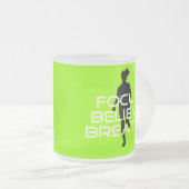 フォクー信じブ息 フロストグラスマグカップ (正面右)