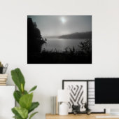 フォグオンクリーブランド湖 ポスター (ホームオフィス)