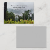 フォグオンザマウンテンサンキューカード ノートカード (正面/裏面)