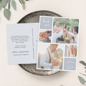 フォググレーコラージュ |結婚さんの写真 ポストカード