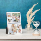 フォググレーストライプフォトコラージュ フォトプラーク (側面)