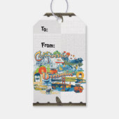 フォグフィルター付きカリフォルニア夢 ギフトタグ (正面)