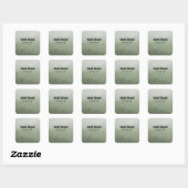 フォグフォレスト建築グレー スクエアシール (シート)