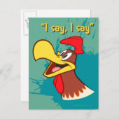 フォグホーン見上げる ポストカード (正面/裏面)