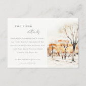 フォゴノースダコタシティスケープ結婚ズ詳細 エンクロージャーカード (正面)