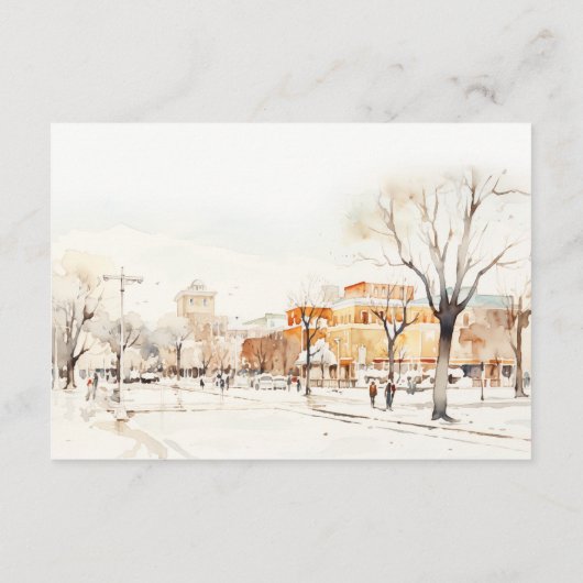 フォゴノースダコタシティスケープ結婚ズ詳細 エンクロージャーカード (裏面)