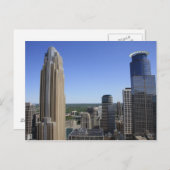 フォシャイタワーからミネアポリススカイライン ポストカード (正面/裏面)