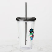 フォスターの故郷を思い浮かべる友達 |ぶら下がったアウト アクリルタンブラー (右)