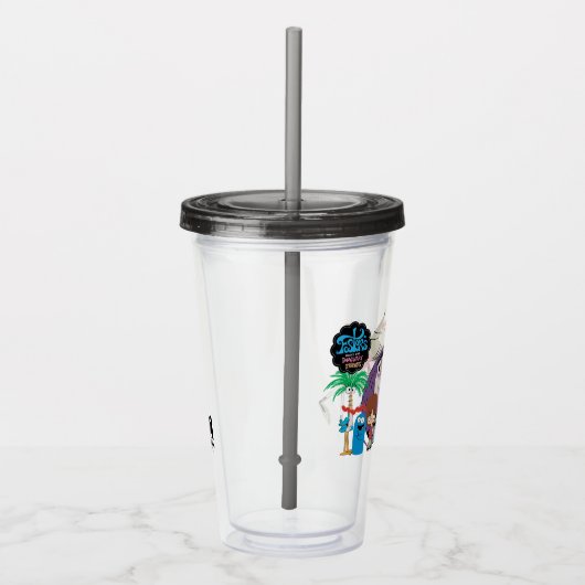 フォスターの故郷を思い浮かべる友達 |ぶら下がったアウト アクリルタンブラー (右)