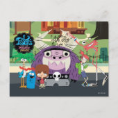 フォスターの故郷を思い浮かべる友達 |ぶら下がったアウト ポストカード (正面)