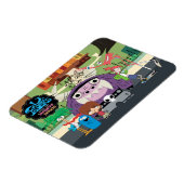 フォスターの故郷を思い浮かべる友達 |ぶら下がったアウト マグネット (左側)