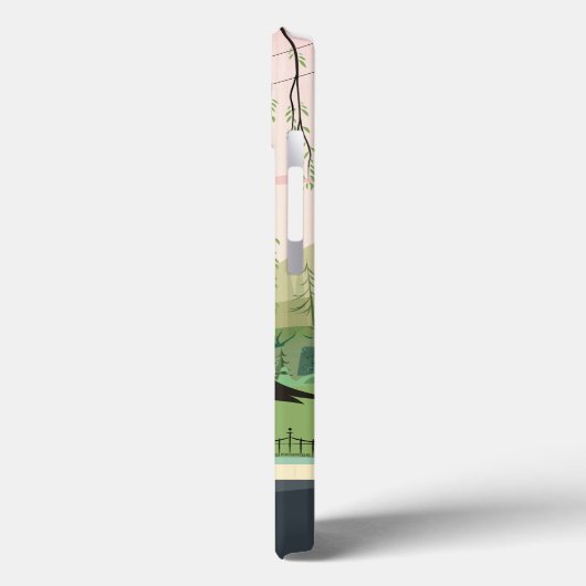 フォスターの故郷を思い浮かべる友達 |ぶら下がったアウト Case-Mate iPhoneケース (裏面 / 左)