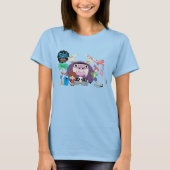 フォスターの故郷を思い浮かべる友達 |ぶら下がったアウト Tシャツ (正面)