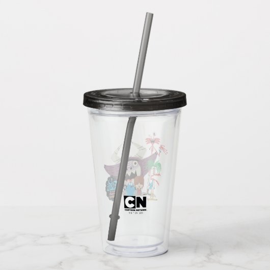 フォスターの故郷を思い浮かべる友達 |ようこそ アクリルタンブラー (裏面)