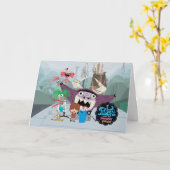 フォスターの故郷を思い浮かべる友達 |ようこそ カード (黄色い花)