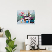 フォスターの故郷を思い浮かべる友達 |ようこそ ポスター (ホームオフィス)