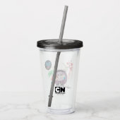 フォスターの故郷を思い浮かべる友達 |グループ・ハグ アクリルタンブラー (裏面)