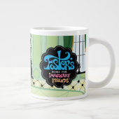 フォスターの故郷を思い浮かべる友達 |グループ・ハグ ジャンボコーヒーマグカップ (右)