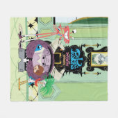 フォスターの故郷を思い浮かべる友達 |グループ・ハグ フリースブランケット (正面(横))