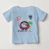 フォスターの故郷を思い浮かべる友達 |グループ・ハグ ベビーTシャツ (正面)