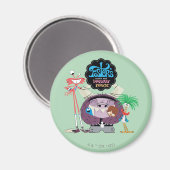 フォスターの故郷を思い浮かべる友達 |グループ・ハグ マグネット (正面/裏面)