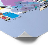 フォスターの故郷を思い浮かべる友達 |スクールバス ポスター (角)