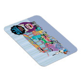 フォスターの故郷を思い浮かべる友達 |スクールバス マグネット (右側)