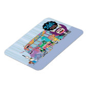 フォスターの故郷を思い浮かべる友達 |スクールバス マグネット (左側)