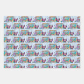 フォスターの故郷を思い浮かべる友達 |スクールバス ラッピングペーパーシート (正面2)